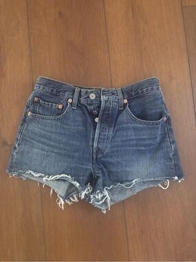 Levi's 501 Distressed Jean Shorts